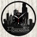 Chicago Vinyl Clock 