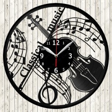 Vinyl Record Clock Classical Music