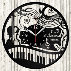 Classical Music Vinyl Record Clock 