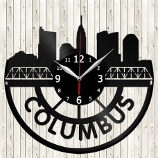 Vinyl Record Clock Columbus