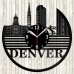 Denver Vinyl Record Clock 