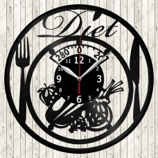 Diet Vinyl Record Clock 