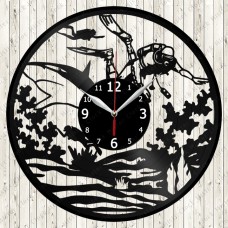 Vinyl Record Clock Diving