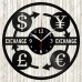 Exchange Vinyl Record Clock 