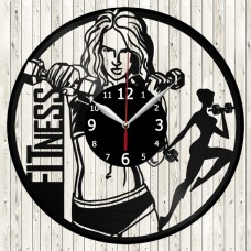 Vinyl Record Clock Fitness