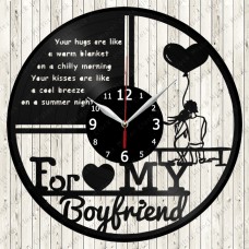Vinyl Record Clock For A Boyfriend