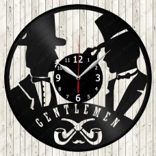 Vinyl Record Clock For A Gentleman