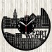 Fort Worth Vinyl Record Clock 