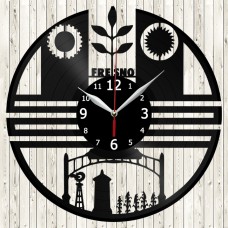 Fresno Vinyl Record Clock 