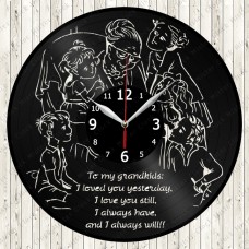 Vinyl Record Clock From Grandma