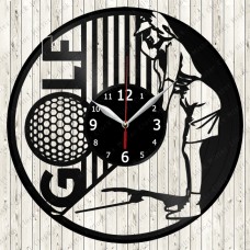 Vinyl Record Clock Golf