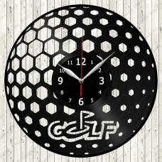 Golf Vinyl Record Clock 