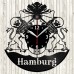 Hamburg Vinyl Record Clock 