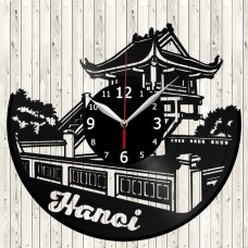 Hanoi Vinyl Record Clock 