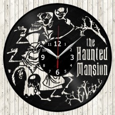 Vinyl Record Clock Haunted Mansion