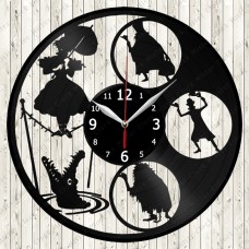 Haunted Mansion Vinyl Record Clock 