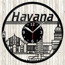 Vinyl Record Clock Havana