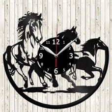 Horse Vinyl Record Clock 