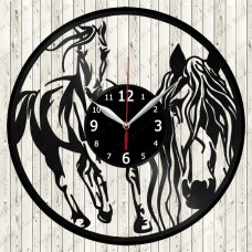 Horse Vinyl Record Clock 