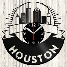 Vinyl Record Clock Houston