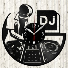 Vinyl Record Clock I Am DJ