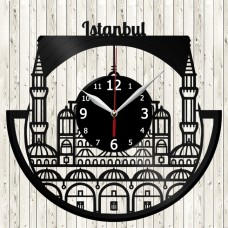 Istanbul Vinyl Record Clock 