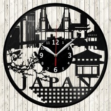 Japan Vinyl Record Clock 