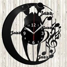 Vinyl Record Clock Jazz