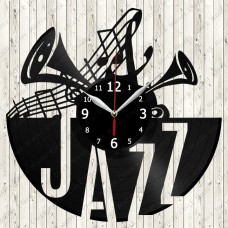 Vinyl Record Clock Jazz