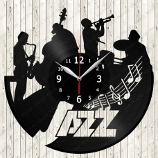 Vinyl Record Clock Jazz