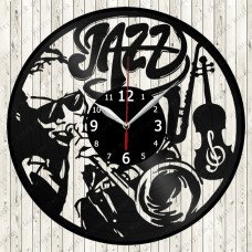 Jazz Vinyl Record Clock 