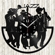 Jazz Vinyl Record Clock 