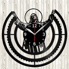 Jesus Vinyl Record Clock 