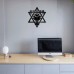 Judaism Vinyl Record Clock 