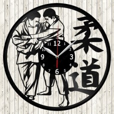 Judo Vinyl Record Clock 