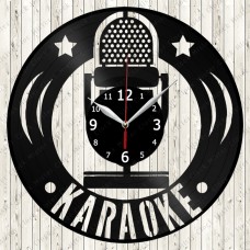 Karaoke Vinyl Record Clock 