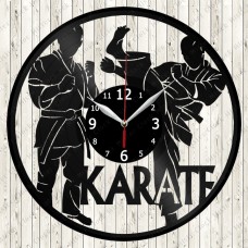 Vinyl Record Clock Karate