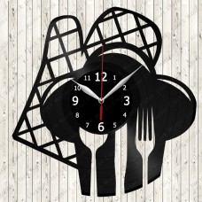 Kitchen Vinyl Record Clock 