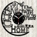 Vinyl Record Clock Kitchen