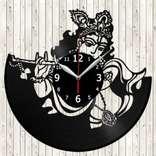 Krishna Vinyl Record Clock 