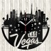 Las Vegas Vinyl Record Clock