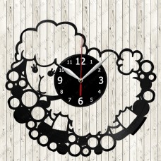 Vinyl Record Clock Little Sheep