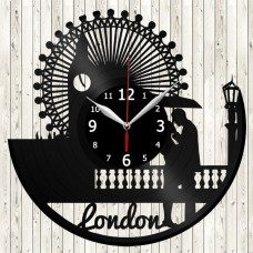 Vinyl Record Clock London