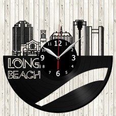 Vinyl Record Clock Long Beach