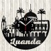 Luanda Vinyl Record Clock 