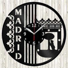 Madrid Vinyl Record Clock 