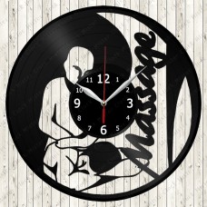 Vinyl Record Clock Massage