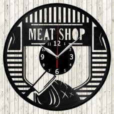 Vinyl Record Clock Meat Shop