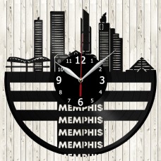 Memphis Vinyl Record Clock 