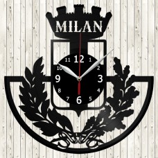 Milan Vinyl Record Clock 